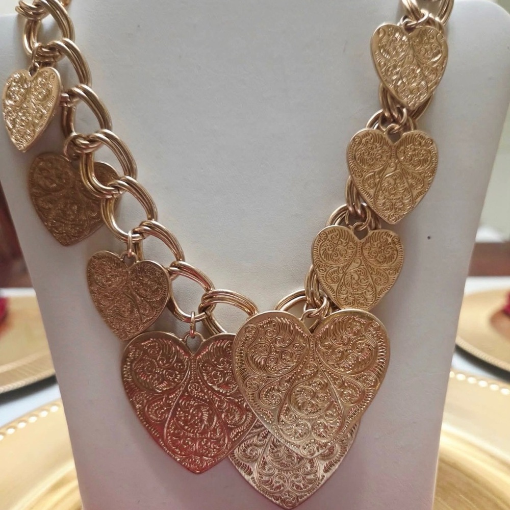 Park Lane Cowgirl Gold Heart Charm Necklace - Picture 7 of 8